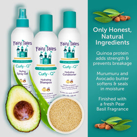 Ingrédients naturels du Shampooing Curly Q de Fairy Tales