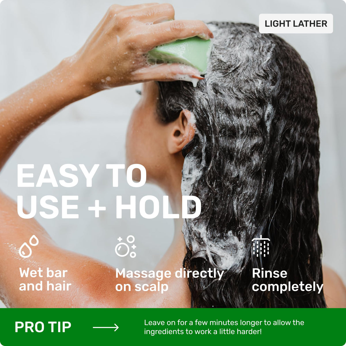 Ingrédients naturels du shampooing d'Ethique