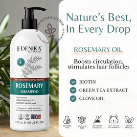 Ingrédients naturels du shampooing EDENIKA BOTANICALS