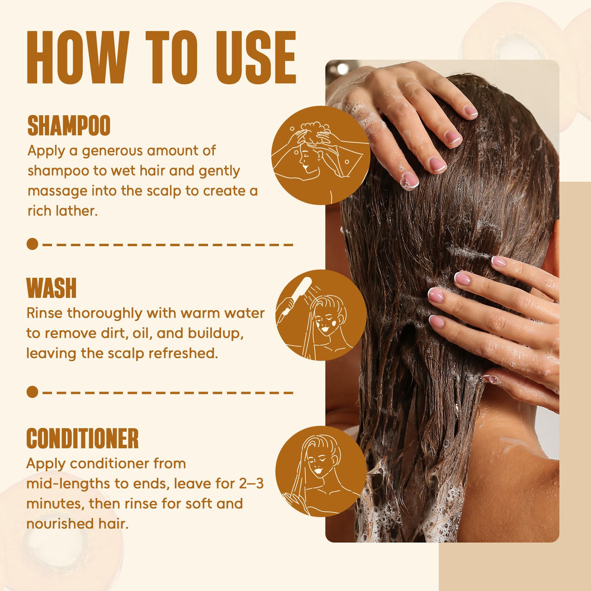 Ingrédients naturels du Shampooing et Après-Shampooing INFINA ESSENTIALS