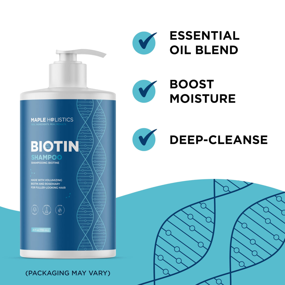 Ingrédients naturels du shampooing Maple Holistics