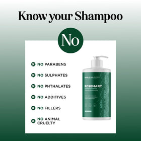 Ingrédients naturels du shampooing Maple Holistics