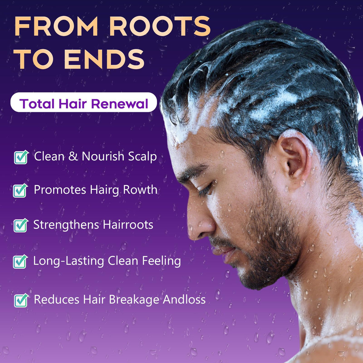 Ingrédients naturels du shampooing oely à la biotine