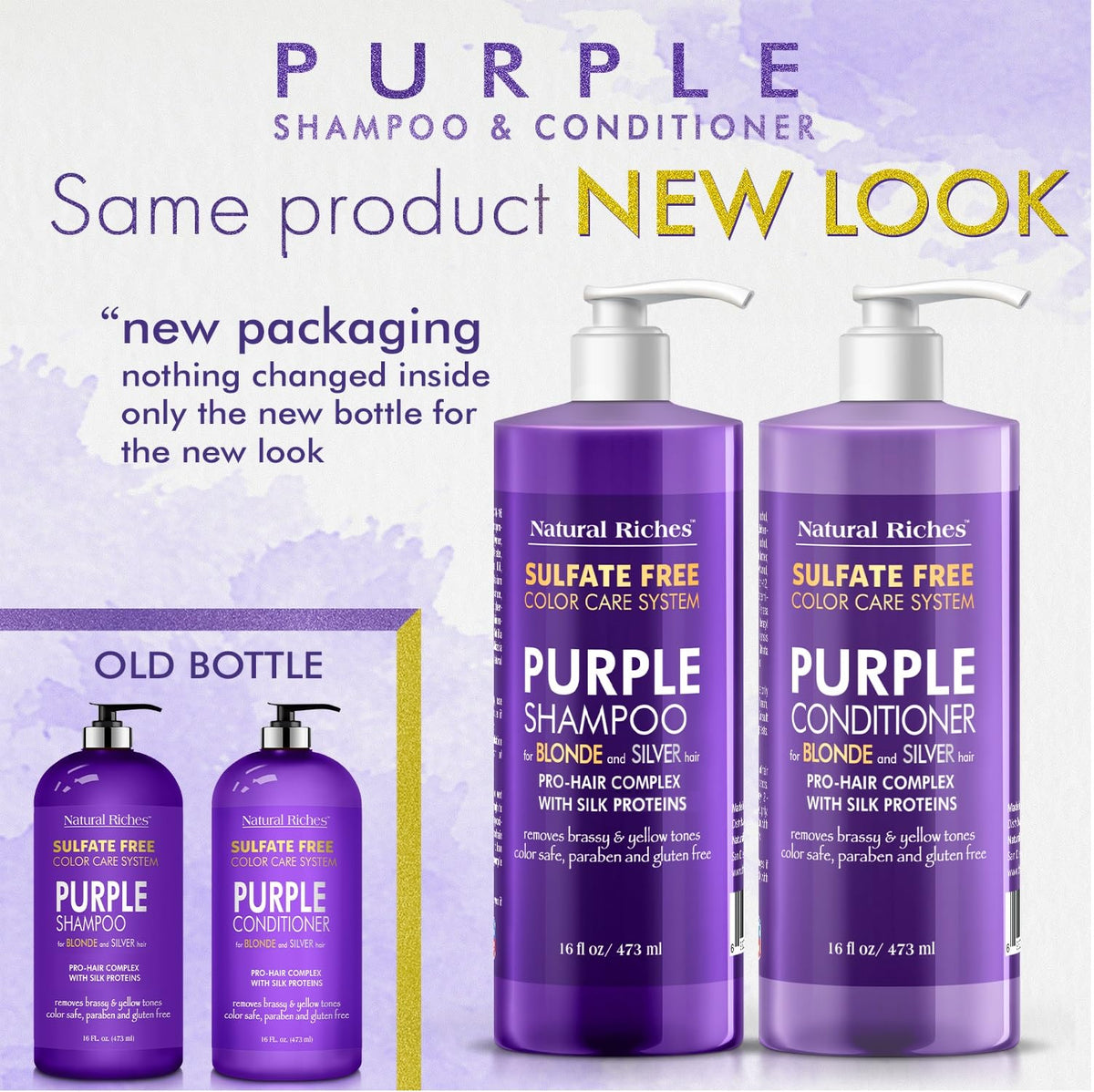 Ingrédients naturels du Shampooing Violet Natural Riches