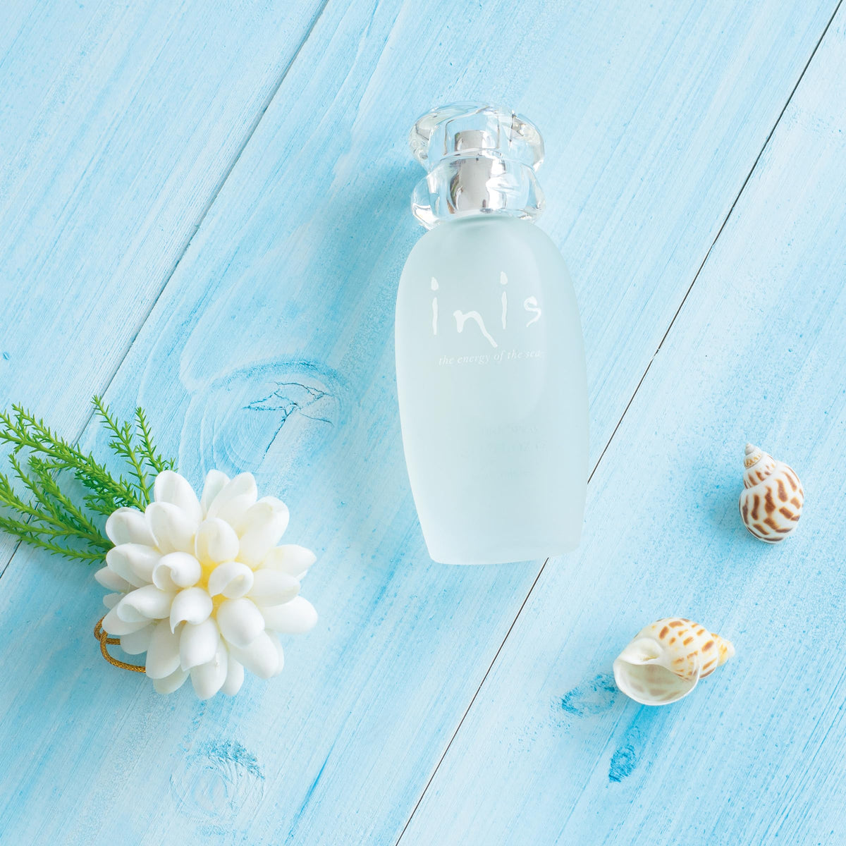Inis the Energy of the Sea cologne sur un bureau