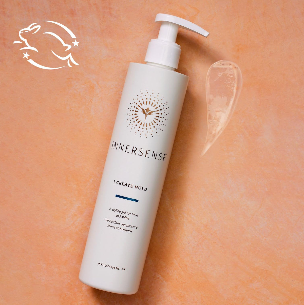 INNERSENSE Gel coiffant 32oz avec arrière-plan naturel