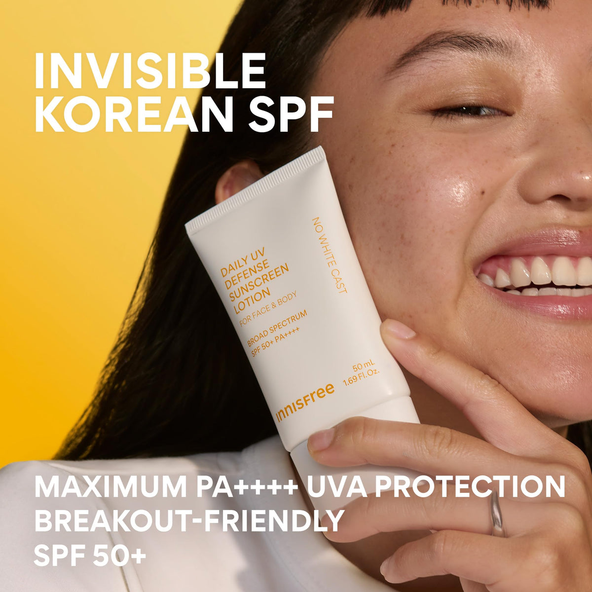 innisfree Crème Solaire Quotidienne SPF 50+ PA++++ texture non grasse