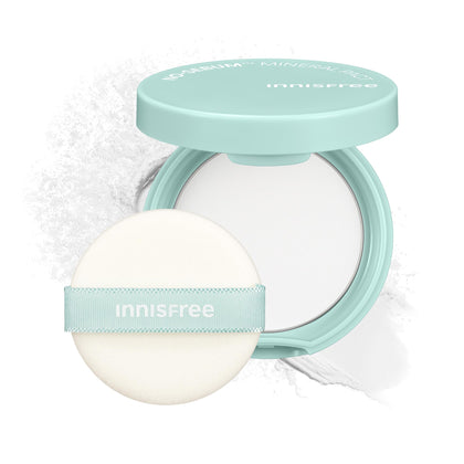 innisfree No Sebum Mineral Pact poudre matifiante vue de face