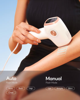 INNZA appareil d'épilation IPL avec mode manuel et automatique