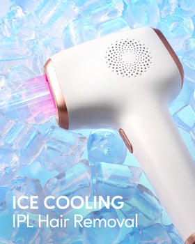 INNZA épilateur IPL en utilisation sur la jambe