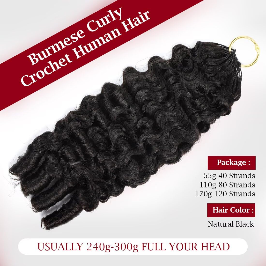 Installation des cheveux crochet Lolly Hair