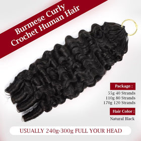 Installation des cheveux crochet Lolly Hair