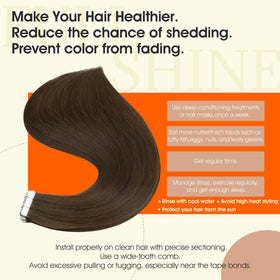 Installation des extensions cheveux humains Full Shine dans les cheveux