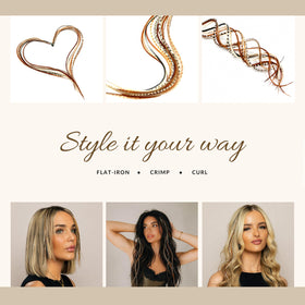 Installation des extensions de cheveux en plumes Feather Headz