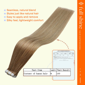 Installation des extensions de cheveux Full Shine avec méthode sandwich