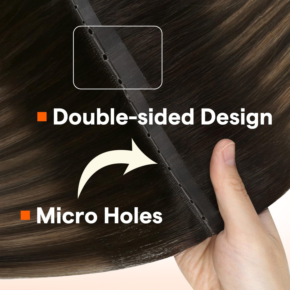 Installation des extensions de cheveux Full Shine avec micro perles