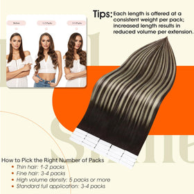 Installation des extensions de cheveux Full Shine dans un salon