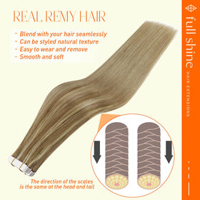 Installation des extensions de cheveux Tape In avec la méthode sandwich