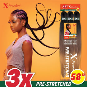 Installation des tresses XPRESSION 3X avec technique d'eau chaude