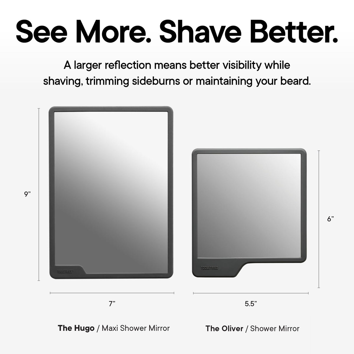Installation du miroir TOOLETRIES Hugo Maxi sur un mur de douche