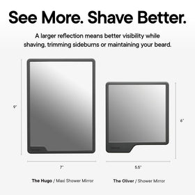 Installation du miroir TOOLETRIES Hugo Maxi sur un mur de douche