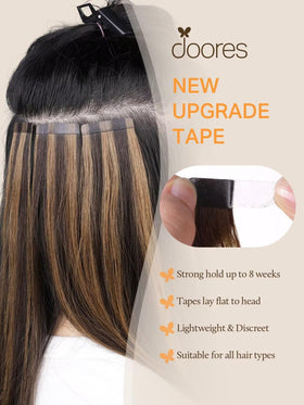 Installation facile des extensions de cheveux DOORES sur un modèle