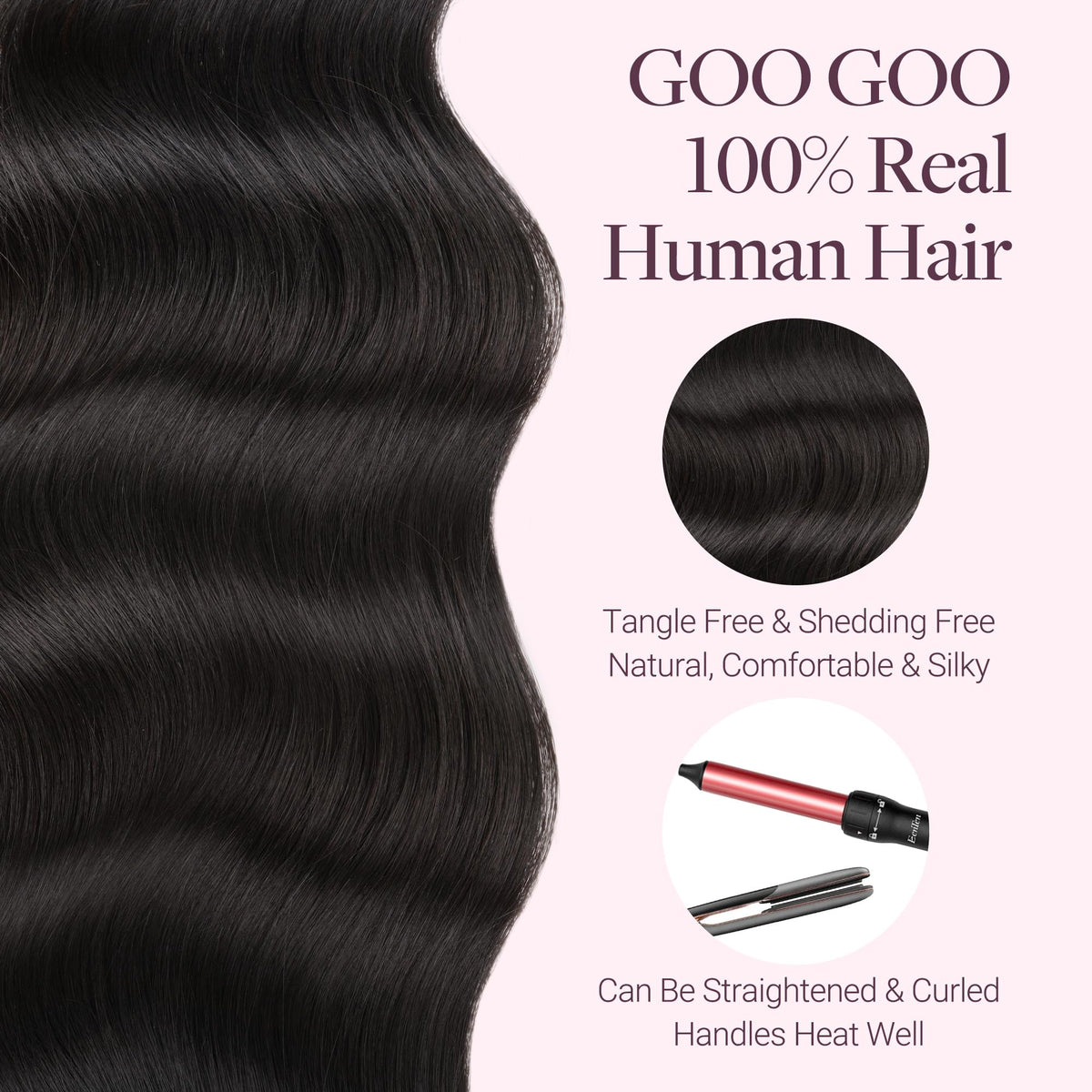 Installation facile des extensions GOO GOO avec pinces
