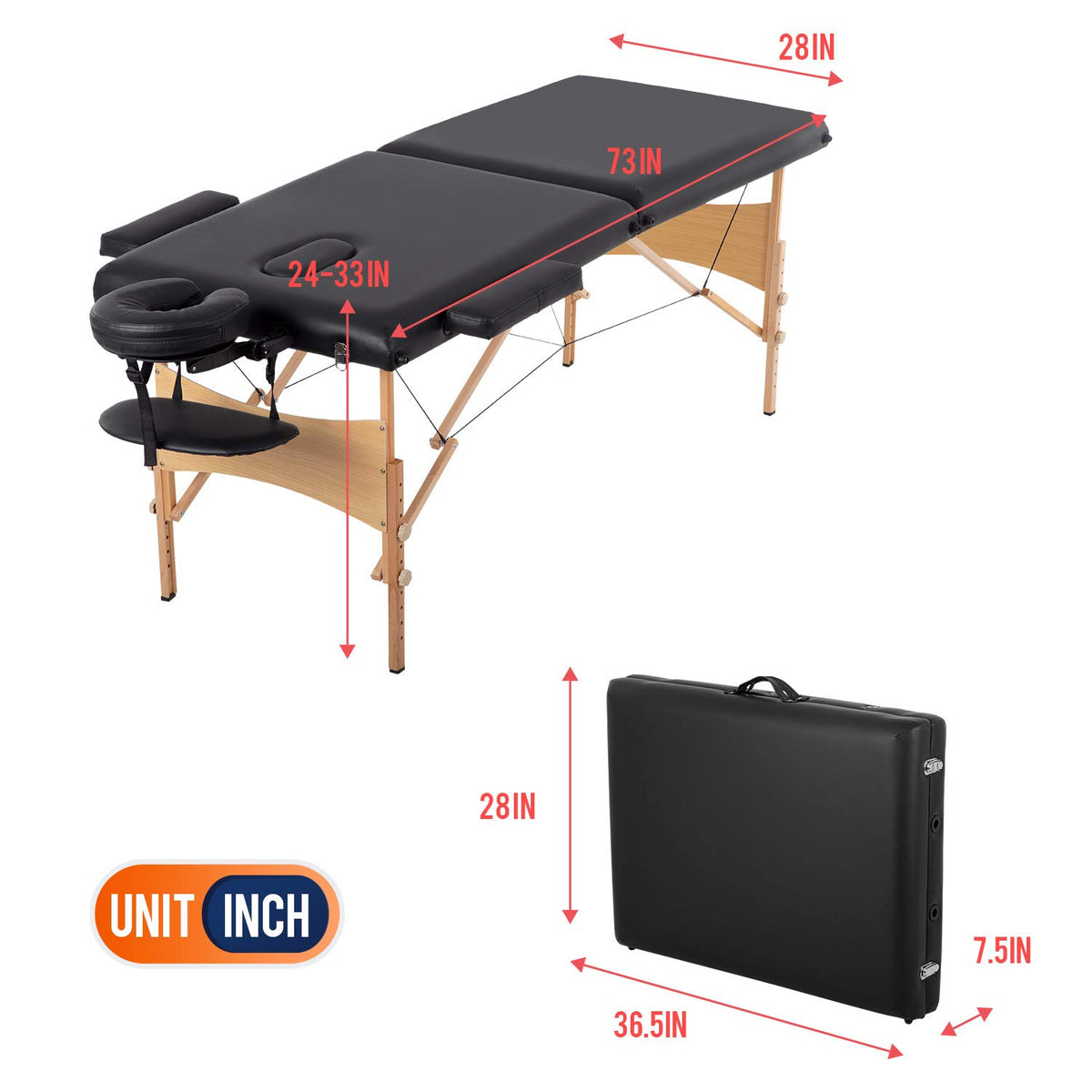 Installation rapide de la table de massage BestMassage