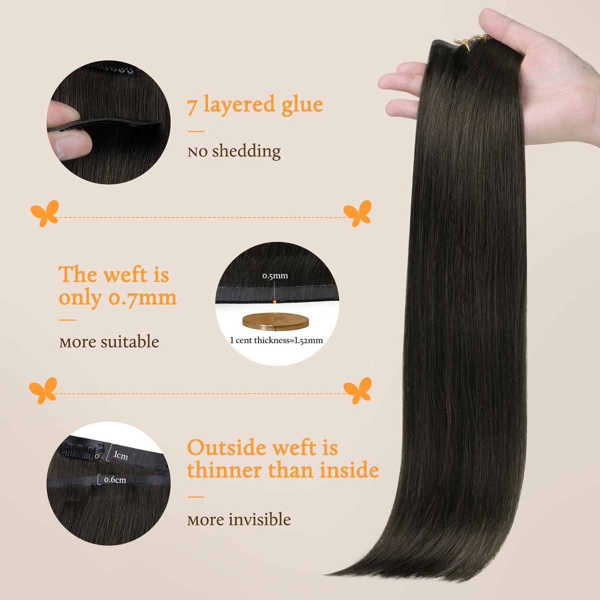 Installation rapide des extensions de cheveux DOORES en 5 minutes