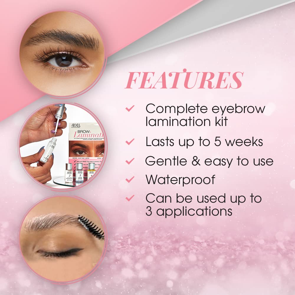 Instructions d'application du Kit de Lamination des Sourcils Ardell