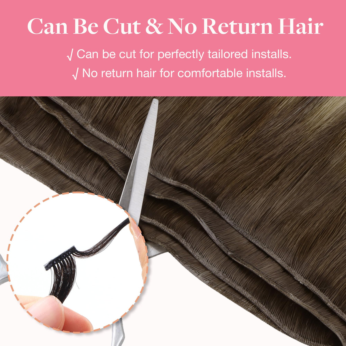 Instructions d'entretien pour les extensions de cheveux GOO GOO