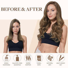 Instructions d'entretien pour les extensions de cheveux GOO GOO