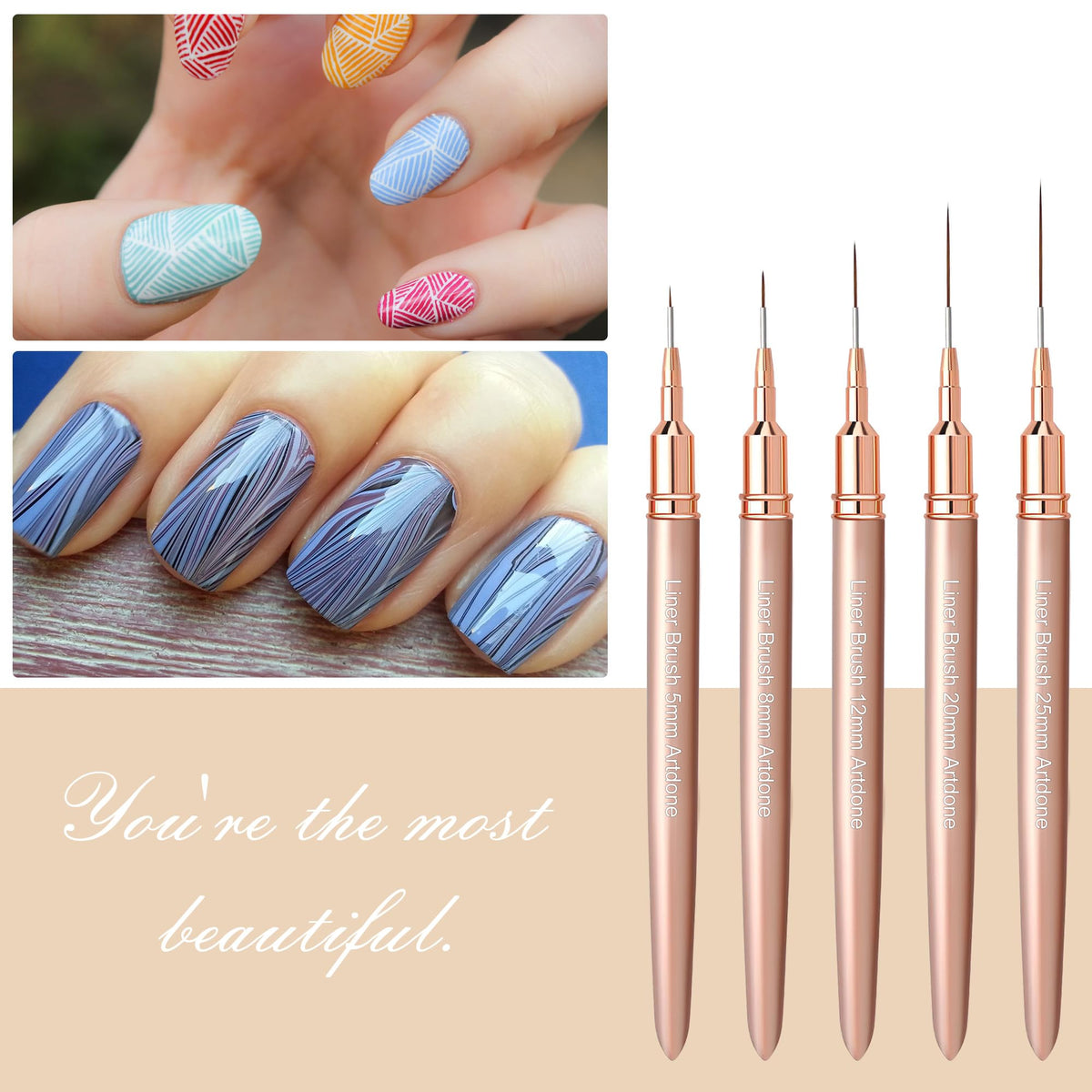 Instructions d'utilisation des stylos Artdone pour nail art