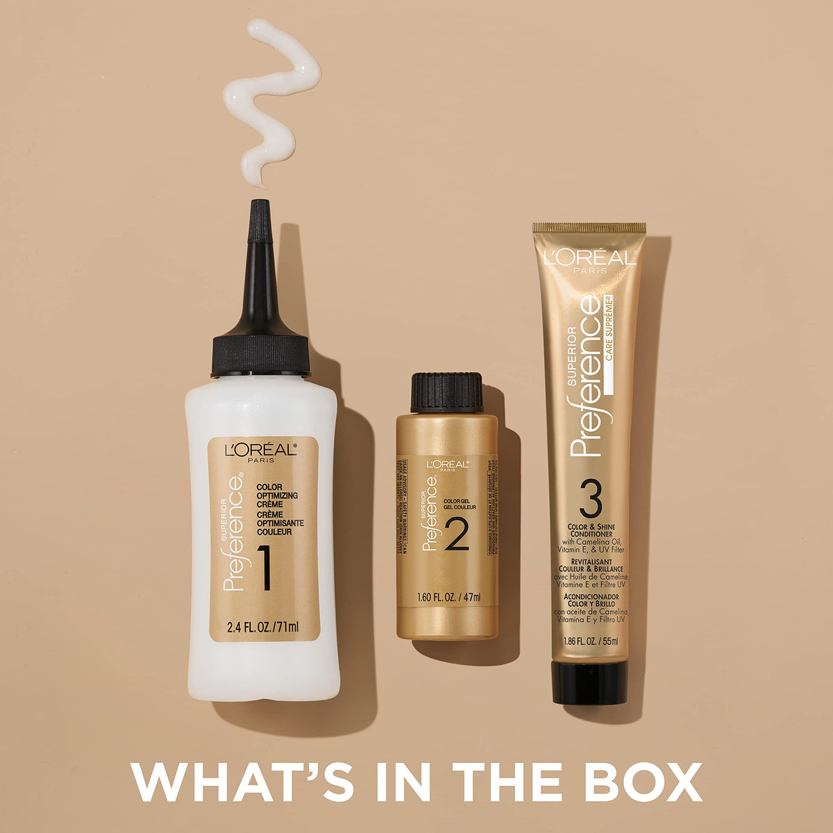 Instructions d'utilisation du kit de teinture L'Oreal Paris