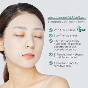 Instructions d'utilisation du masque MEDIHEAL sur l'emballage