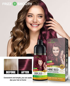 Instructions d'utilisation du shampooing colorant Herbishh