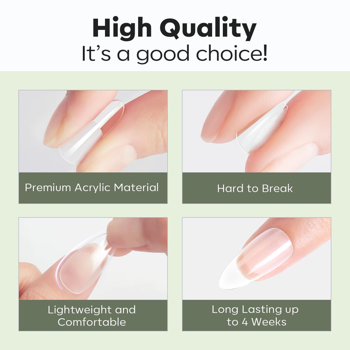 Instructions de pose des tips d'ongles modelones