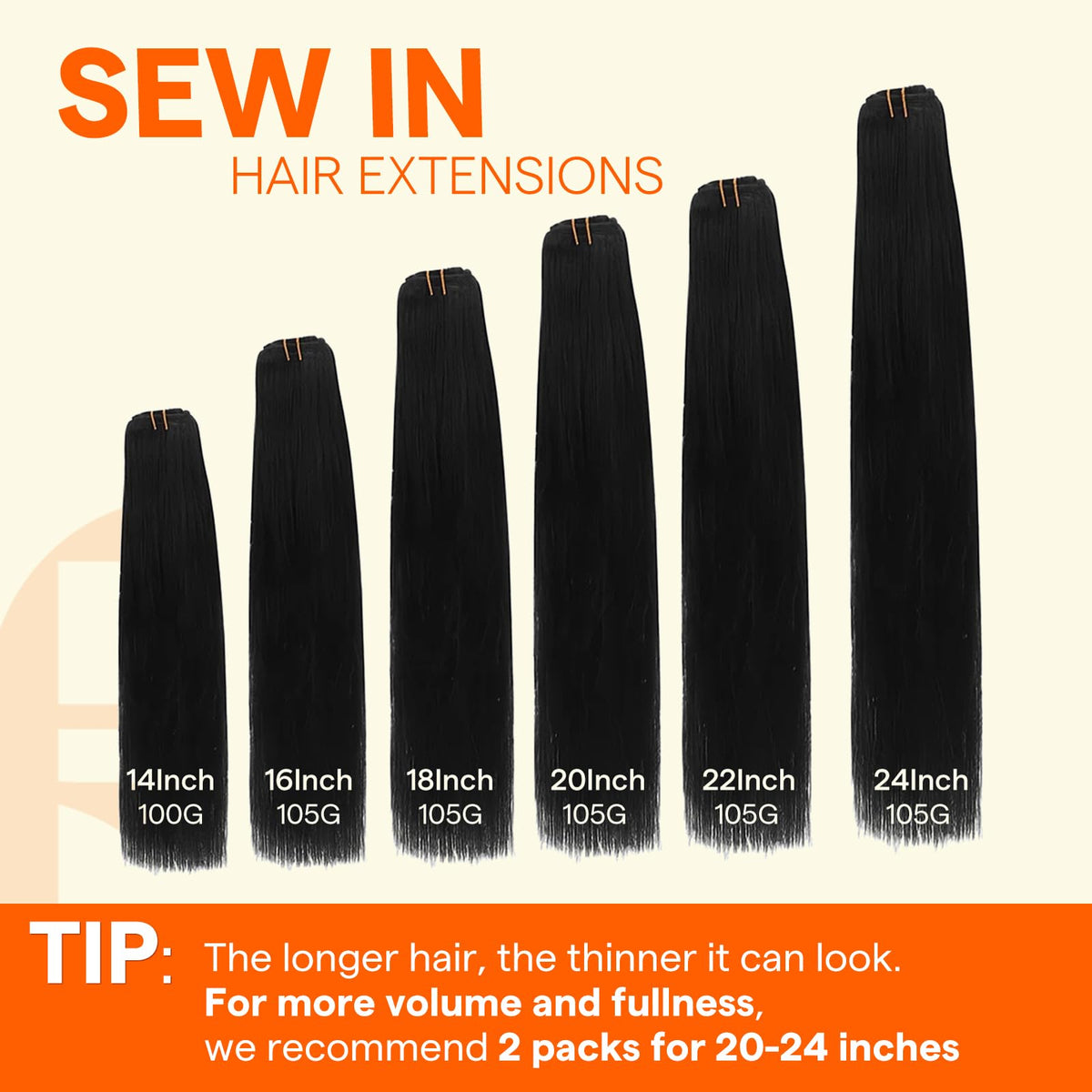 Instructions de soin des extensions de cheveux Full Shine