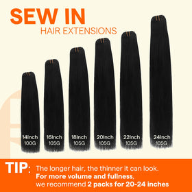 Instructions de soin des extensions de cheveux Full Shine