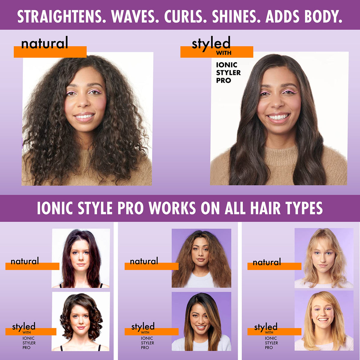 InStyler lisseur 4 en 1 avec étiquettes de sécurité