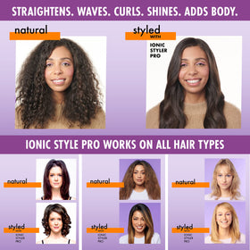 InStyler lisseur 4 en 1 avec étiquettes de sécurité
