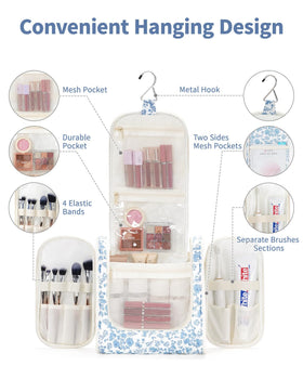 Intérieur de la trousse Narwey avec poches en mesh