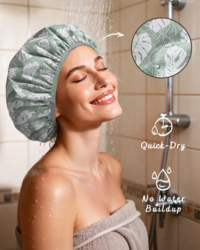 Intérieur en satin du bonnet de douche YANIBEST