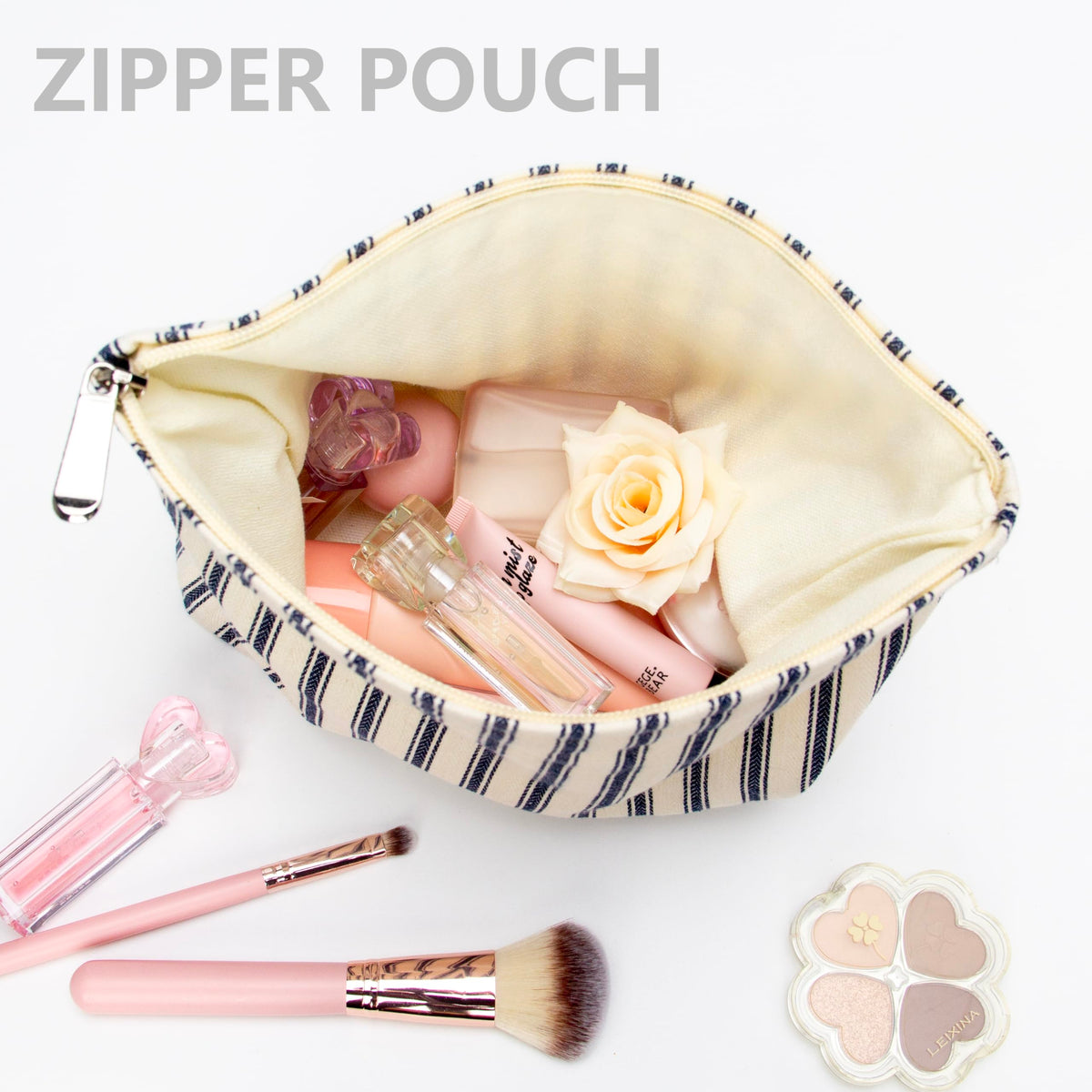 Intérieur en toile de la trousse de maquillage PAZIMIIK