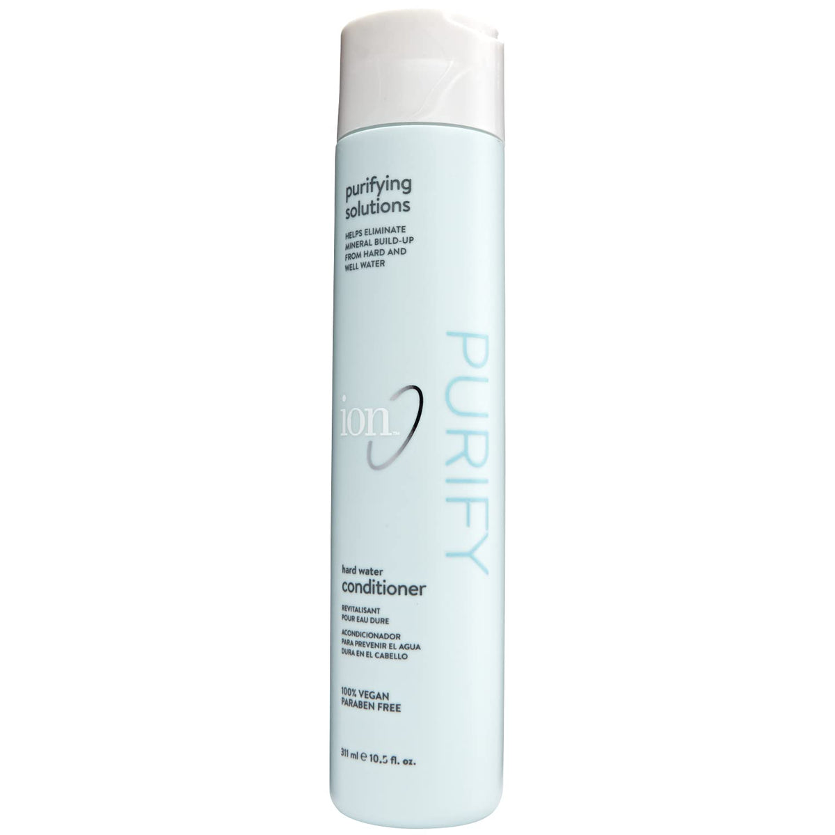 ion Après-shampooing Anti-Calcaire 340g texture crémeuse sur la main
