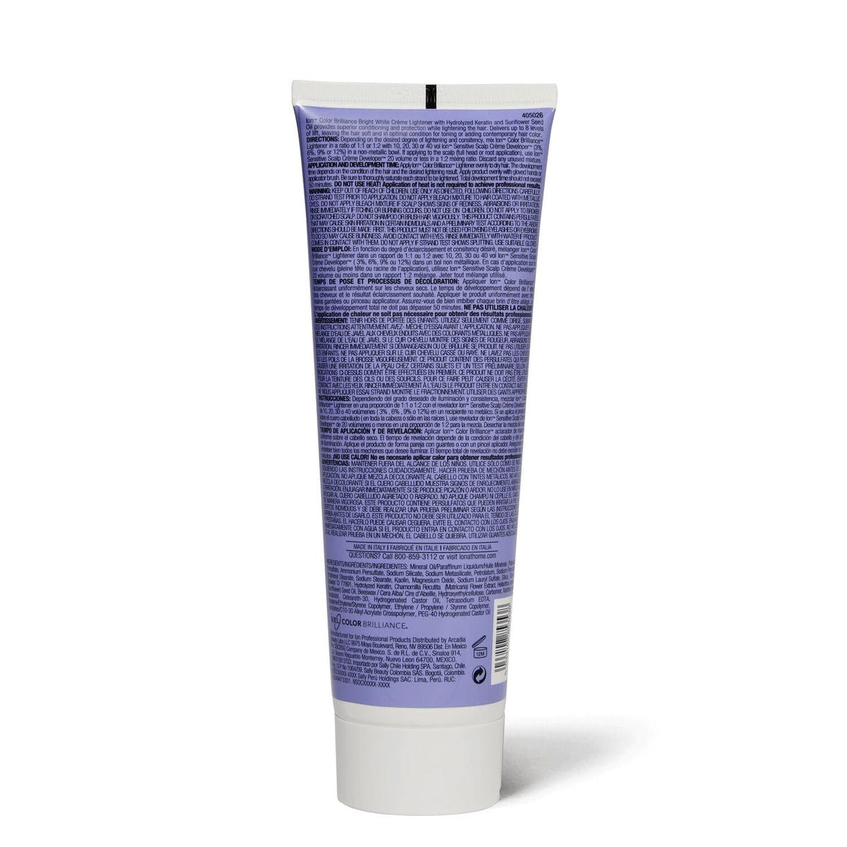 ion Crème Décolorante Bright White 330g détails de la texture