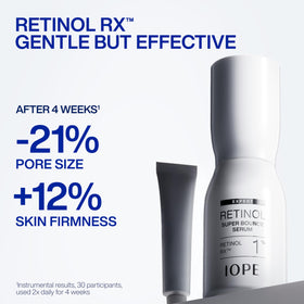 IOPE Expert Retinol RX 1% Sérum flacon en gros plan