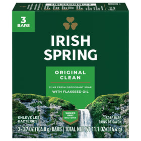 Irish Spring Savon Déodorant Original 3,75 oz barres pack de 8