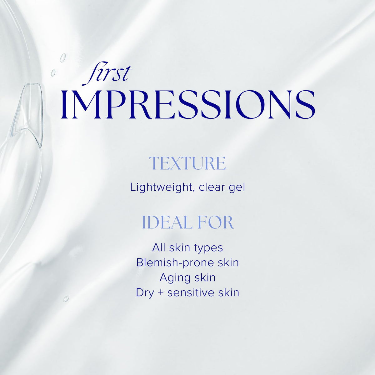 iS CLINICAL Cleansing Complex gel nettoyant 3 en 1, texture du produit