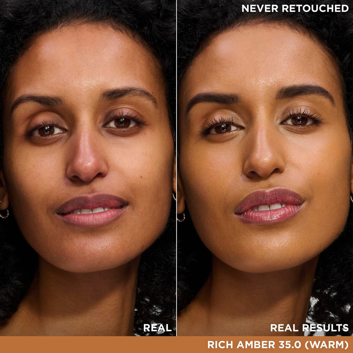 IT Cosmetics Bye Bye Under Eye Concealer 35.0 Rich Amber texture close-up